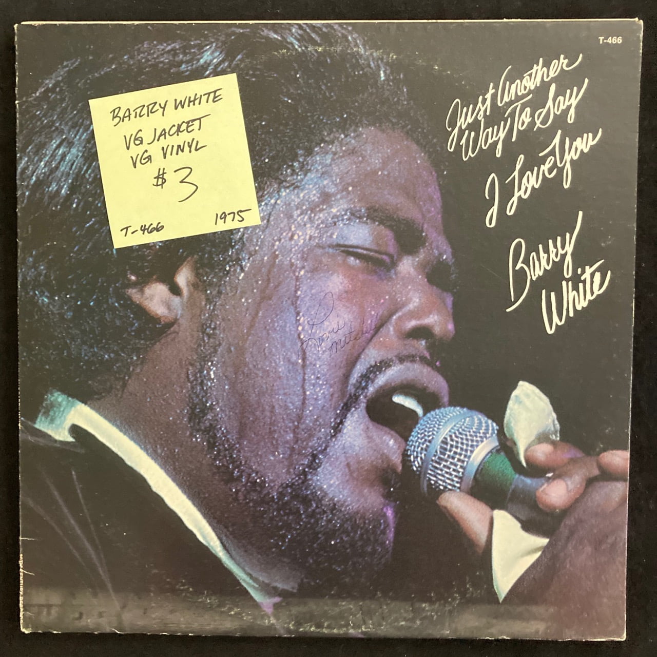 Barry White Used Vinyl Records For Sale