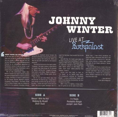 Johnny Winter - Live At Rockpalast - 180 Gram, Vinyl, LP, MVD Audio, 2011