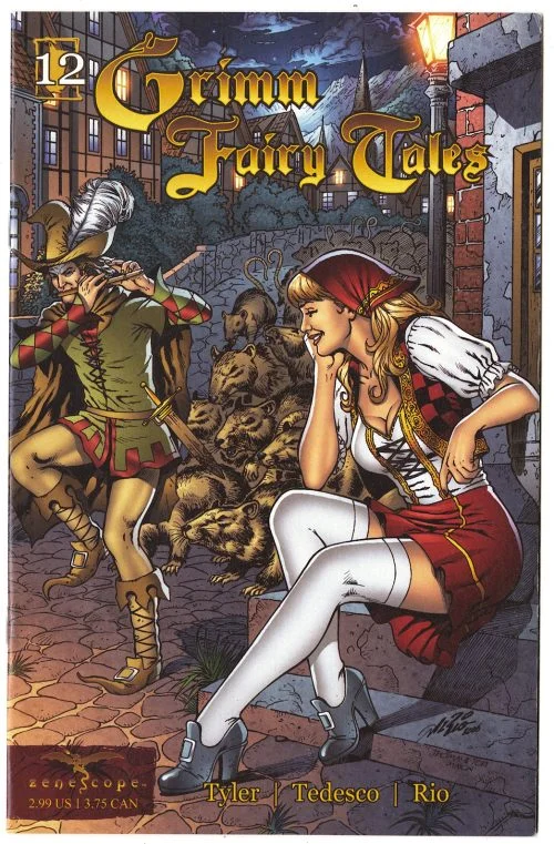 Grimm Fairy Tales #12, The Pied Piper, Zenescope, Al Rio cover, 2007