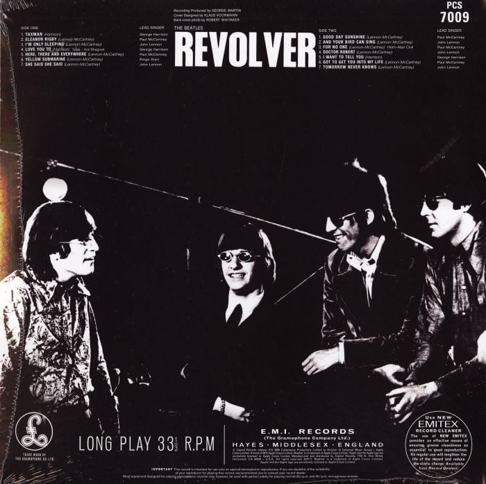 Beatles - Revolver - 180 Gram, Vinyl, LP, Remastered, Capitol Records, 2012