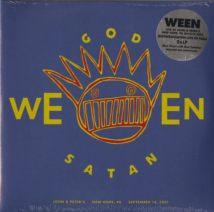 Ween, GODWEENSATAN: Live, Limited Double Blue with Red Splatter Vinyl, Ato Records 2021