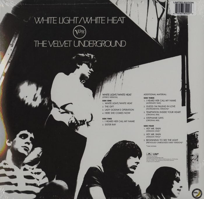 Velvet Underground - White Light/ White Heat - Limited Edition, Blue Vinyl, Verve Records, 2018