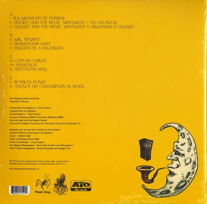 Claypool Lennon Delirium - Monolith Of Phobos - Double Vinyl, LP, Ato Records, 2016