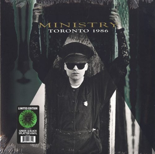 Ministry - Toronto 1986 - Limited Edition, Green and Black Splatter, Vinyl, LP, Cleopatra, 2022