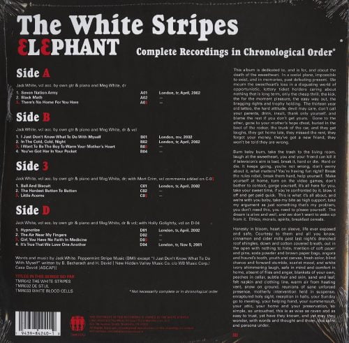 White Stripes - Elephant - Double Vinyl, LP, Third Man Records, 2022