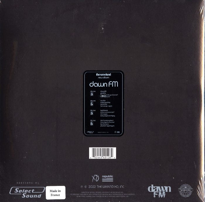 The Weeknd - Dawn FM - Double Vinyl, LP, Xo Records, 2022
