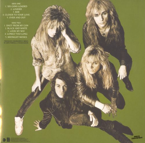 Britny Fox, Bite Down Hard, Limited Edition, Clear with Brown Splatter Vinyl, LP, 2022
