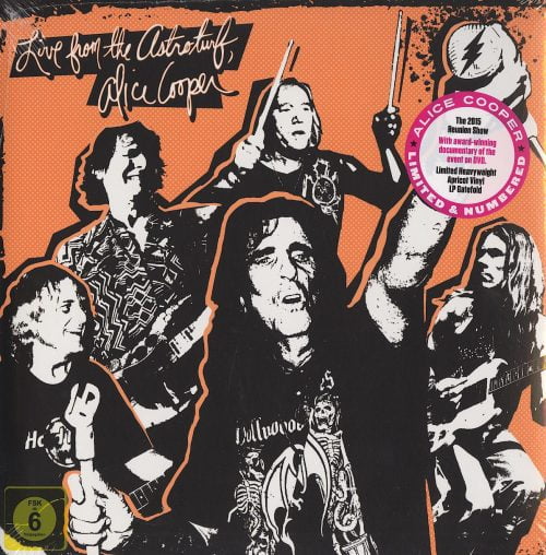 Alice Cooper, Live From The Astroturf, Limited, Numbered, Apricot Colored Vinyl, LP, Earmusic, 2022