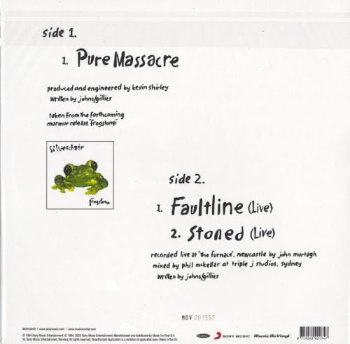 Silverchair, Massacre, Limited, Numbered, 180 Gram, Translucent Green Vinyl, EP, MOV, 2022