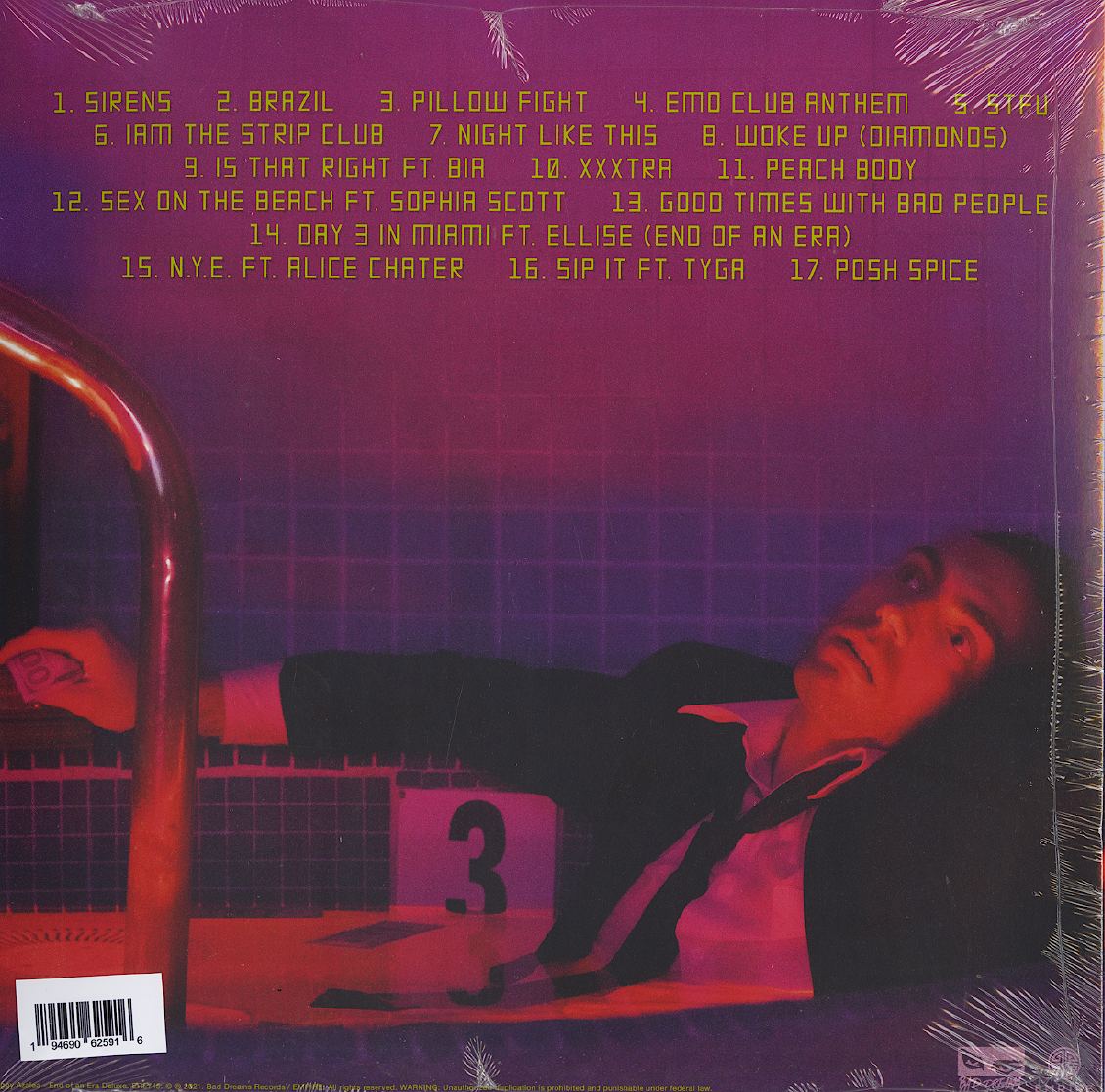 Iggy Azalea, The End Of An Era, Deluxe Blue, Red, Purple Double Vinyl, LP, Bad Dreams Records, 2022