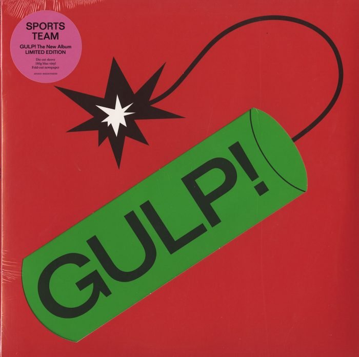 Sports Team, Gulp!, Limited Edition Blue Vinyl, Alternate Die-Cut Jacket, Bright Antenna, 2022