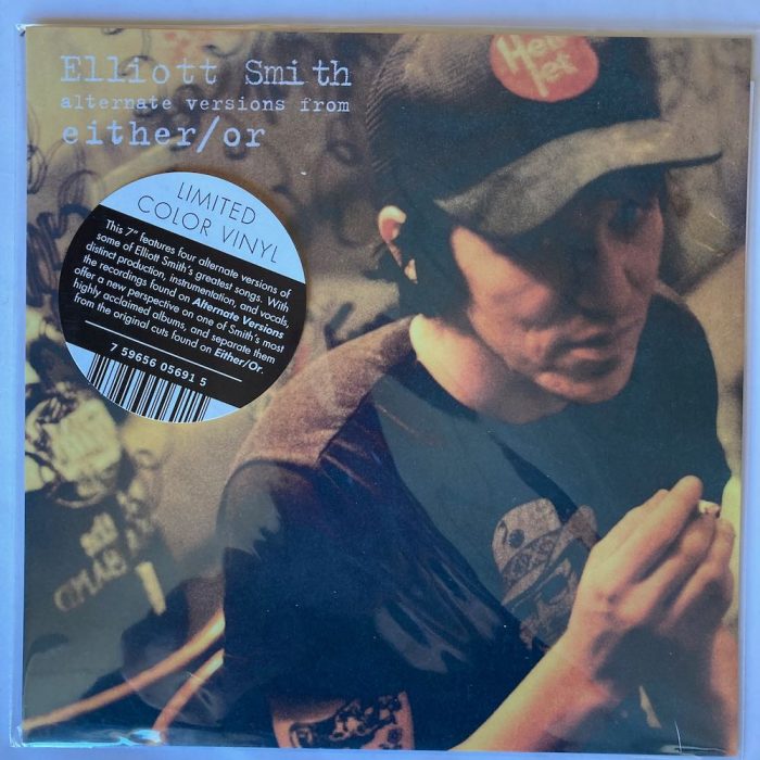 Elliott Smith, Either/Or: Alternative Versions, Limited Edition, 7", White Colored Vinyl, Kill Rock Stars, 2023
