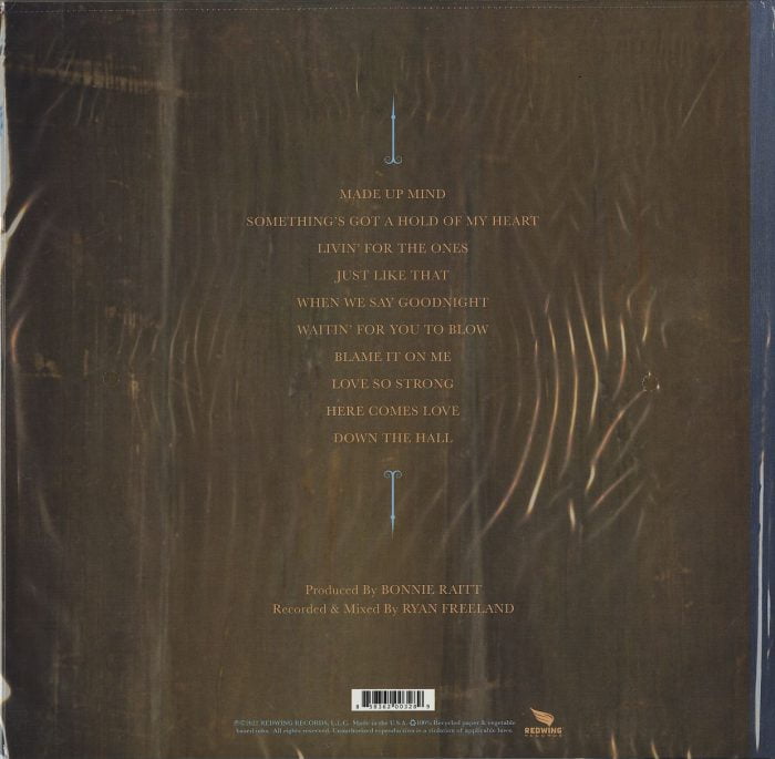 Bonnie Raitt, Just Like That..., Limited Edition Teal Colored Vinyl, LP, 2023