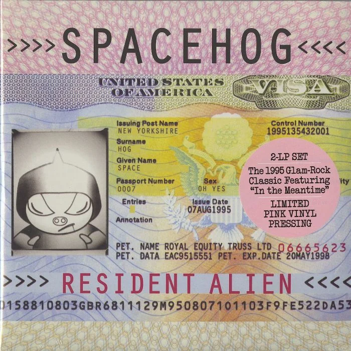 Spacehog, Resident Alien, Limited Edition, Pink Double Vinyl, Bonus Tracks, Real Gone Music, 2021