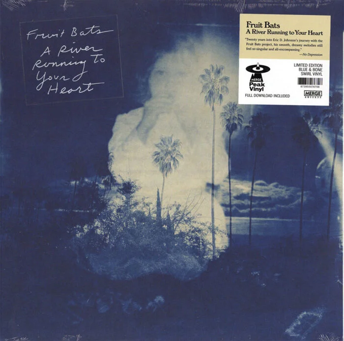 Fruit Bats, A River Running to Your Heart , Limited Blue Bone Swirl Vinyl, LP, Merge Records, 2023