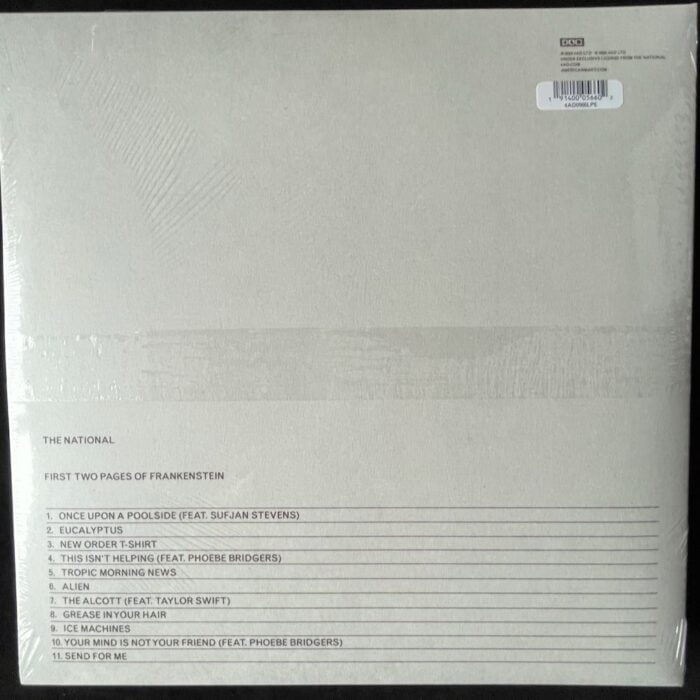 The National, First Two Pages of Frankenstein, Limited Edition Red Vinyl, LP, 4AD, 2023