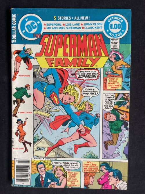 Superman Family 203, 1980, DC Comics, Ross Andru Supergirl, Batgirl, 100 Pages, Mortimer, Colletta