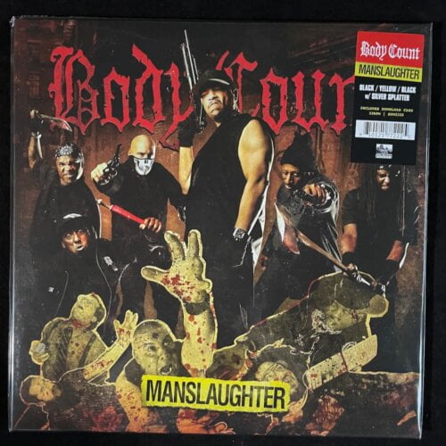 Body Count, Manslaughter, Limited Black, Yellow, Silver Vinyl, LP, Reissue, Sumerian Records, 2023