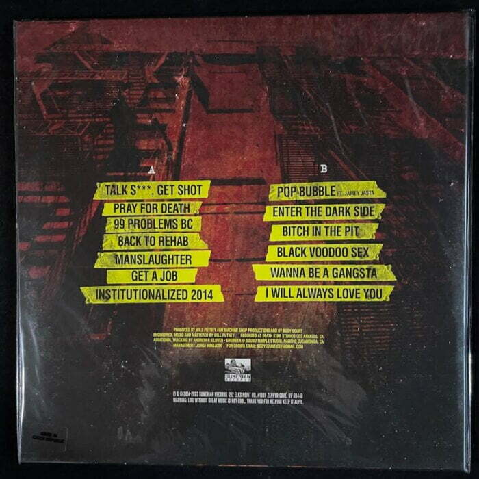 Body Count, Manslaughter, Limited Black, Yellow, Silver Vinyl, LP, Reissue, Sumerian Records, 2023