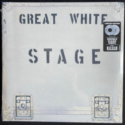 Great White, Stage, Limited Edition, Clear Double Vinyl, LP, Deadline Music, 2023