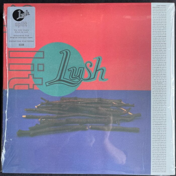 Lush, Split, Limited Edition, Clear Vinyl, LP, Reissue, 4AD, 2023