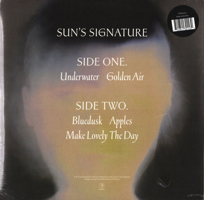 Sun's Signature, Sun's Signature, Limited Marbled Yellow Vinyl, EP, Partisan Records, 2023
