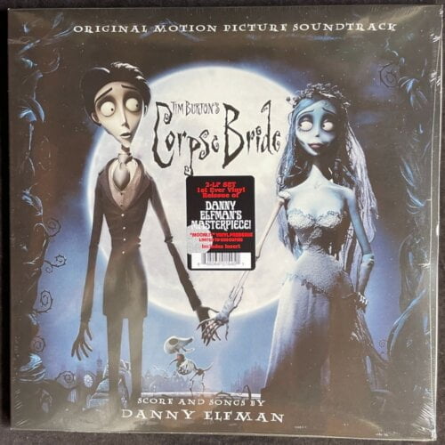 Danny Elfman, Corpse Bride Motion Picture Soundtrack, Double Moonlit Vinyl, Real Gone Music, 2023