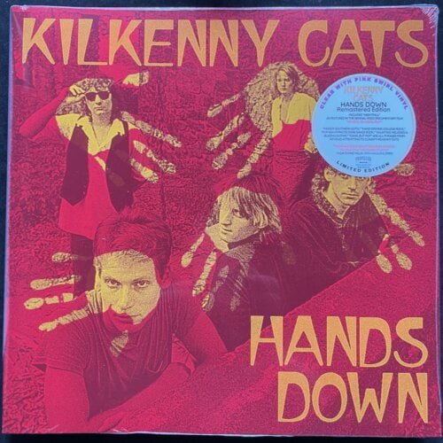 Kilkenny Cats - Hands Down - Limited Clear with Pink Swirl Vinyl, LP, Remastered, Propeller Sound, 2023
