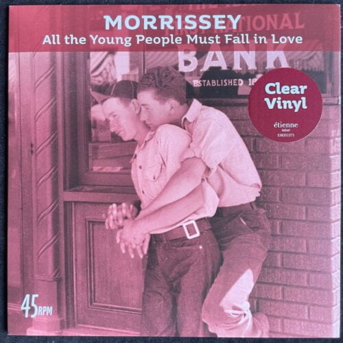 Morrissey, All The Young People Must Fall In Love / Rose Garden (Live), Limited Clear Vinyl, 7" Single, 2018