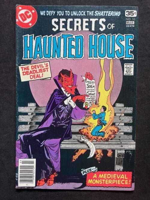 Secrets Of Haunted House 10, Michael Kaluta cover, Horror, DC Comics, 1978