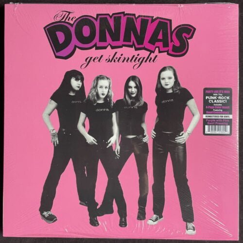 The Donnas, Get Skintight, Limited Purple with Pink Swirl Colored Vinyl, LP, Real Gone Music, 2023