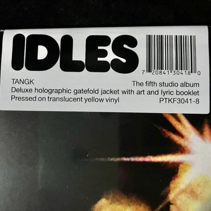 Idles - TANGK - Deluxe Yellow Vinyl, LP, Partisan Records, 2024