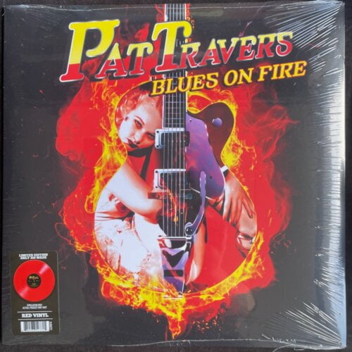 Pat Travers, Blues On Fire, Limited Edition Red Vinyl, LP, Cleopatra, 2024